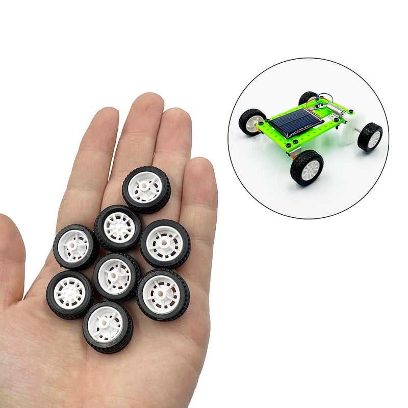 URIMPAVIDO 10pcs Toy Car Wheels 20mm Rubber Tire for DIY Model Accessories - Image 3